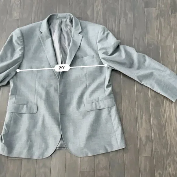 Grey John Lewis Men's Suit 48R Jacket 40R Pants - Picture 4 of 16